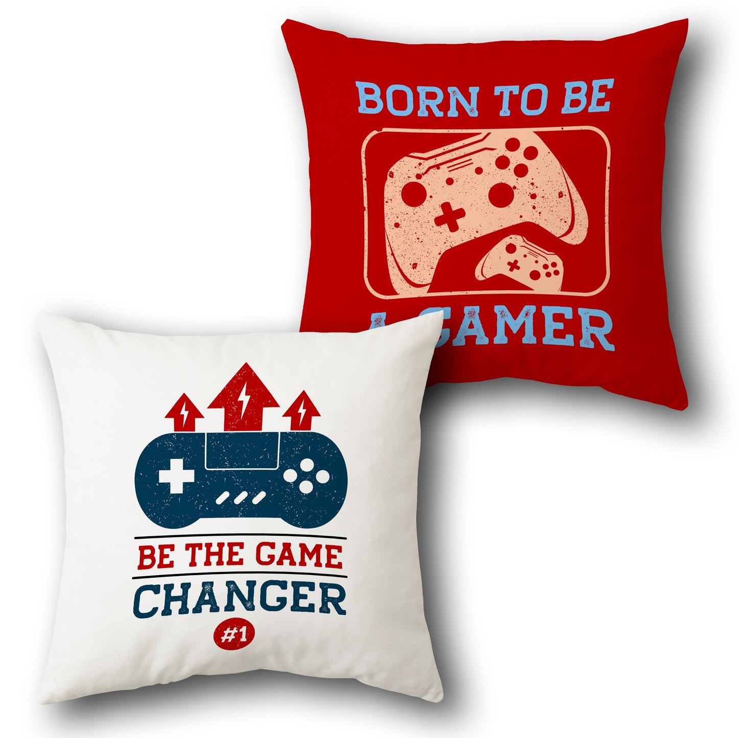 Gamer Mode ON –  Gaming Throw  Design Cushion Single (Front & Back)