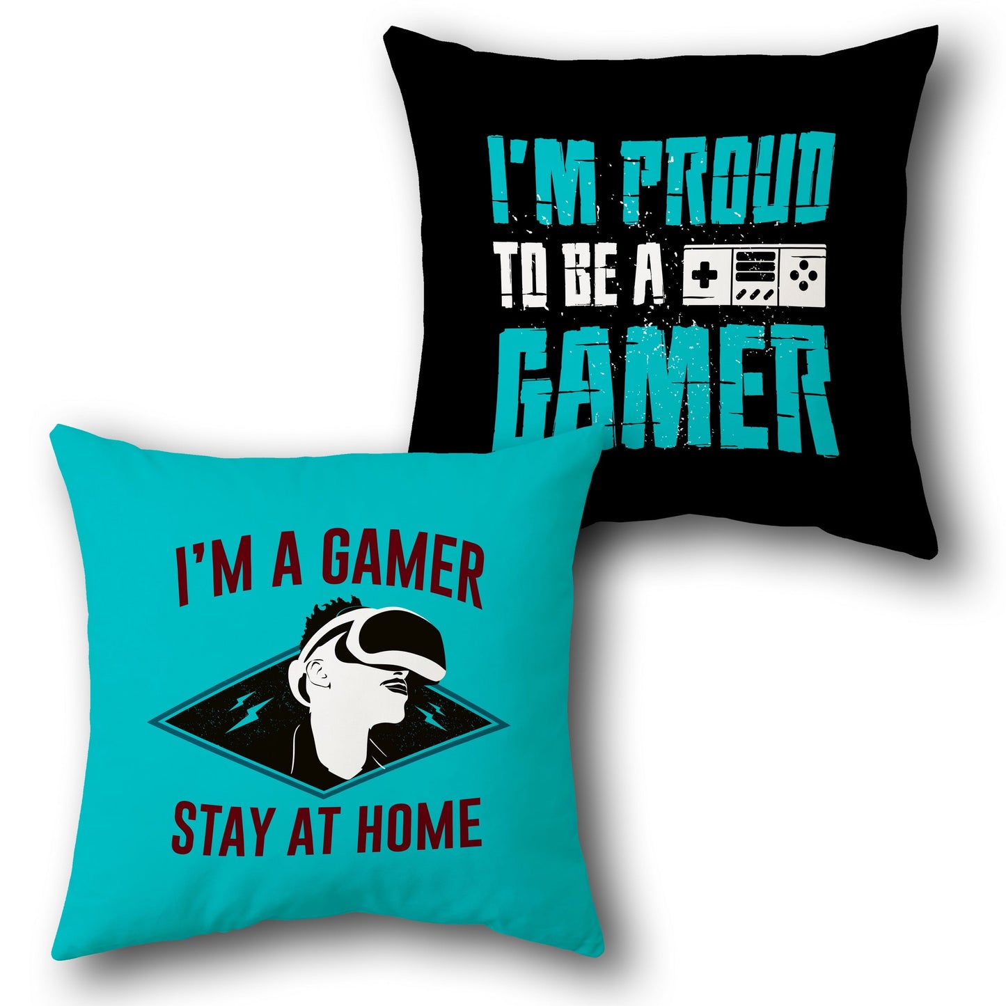 I'm Proud to Be a Gamer  Design Cushion Single (Front & Back)