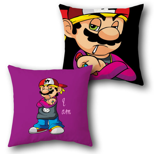 Cool Attitude Gamer  Design Cushion Single (Front & Back)