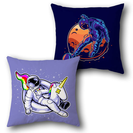 Space Vibes – Astronaut  Design Cushion Single (Front & Back)