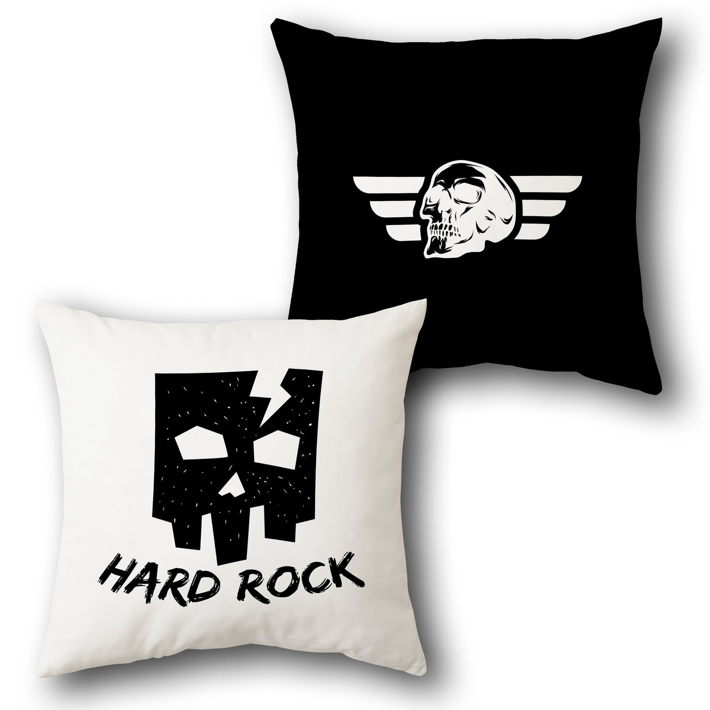 "Hard Rock" Skull Cushion (Single, Front & Back)