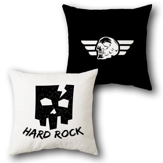 "Hard Rock" Skull Cushion (Single, Front & Back)