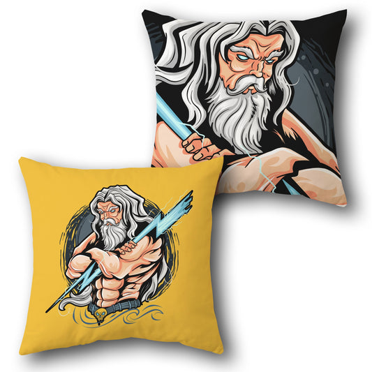 "Thunder God" Mythical Cushion (Single, Front & Back)