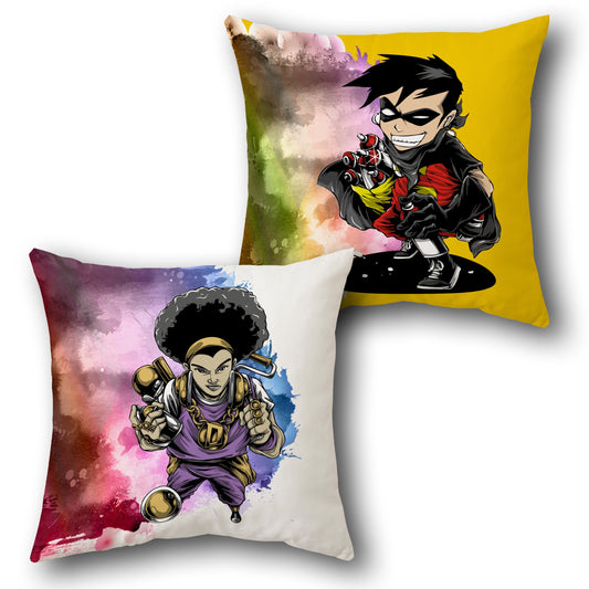 Street Artist & Graffiti Hero Cushion (Single, Front & Back)