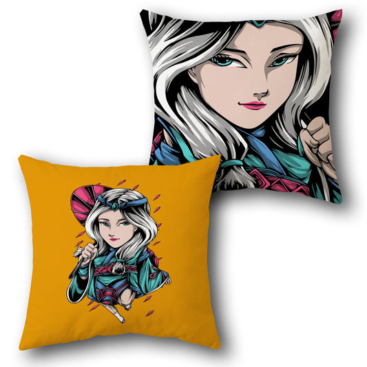 Mystic Samurai Cushion (Single, Front & Back)