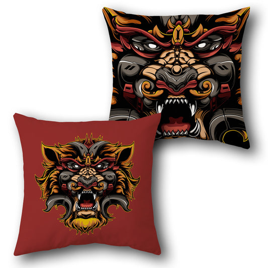 Fierce Beast Cushion (Single, Front & Back)