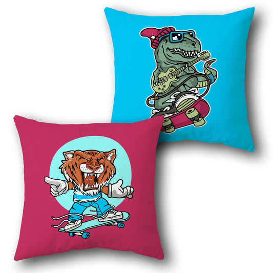 Skater Beast Dual-Side Single Cushion (Front & Back)