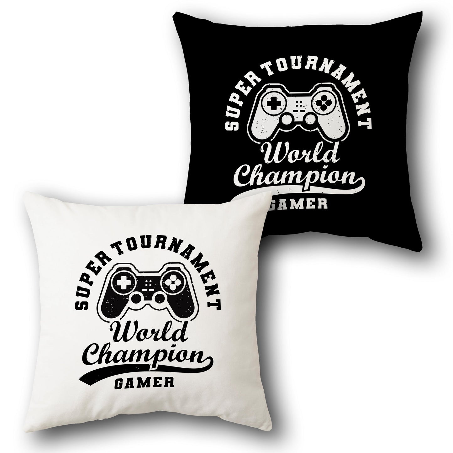 World Champion Gamer Dual-Side Single Cushion (Front & Back)