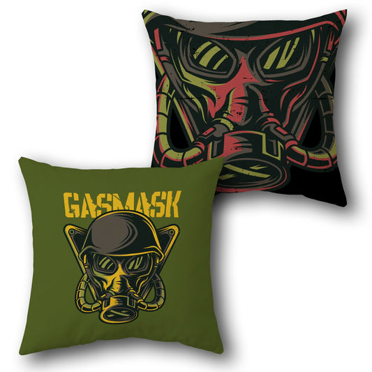 Gas Mask Soldier Dual-Side Single Cushion (Front & Back)