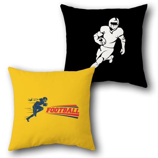 "Football Sprint Cushion (Front & Back)"