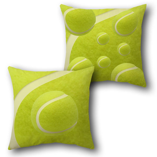 "Tennis Ball Scatter Cushion (Front & Back)"