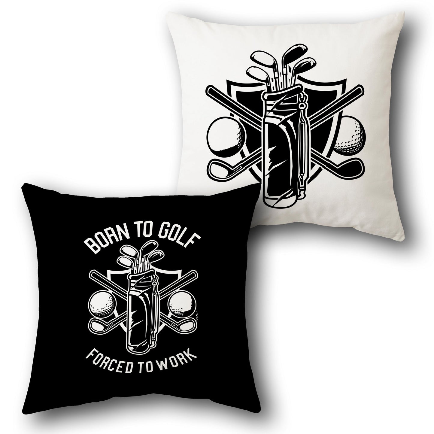 "Born to Golf Cushion (Front & Back)"