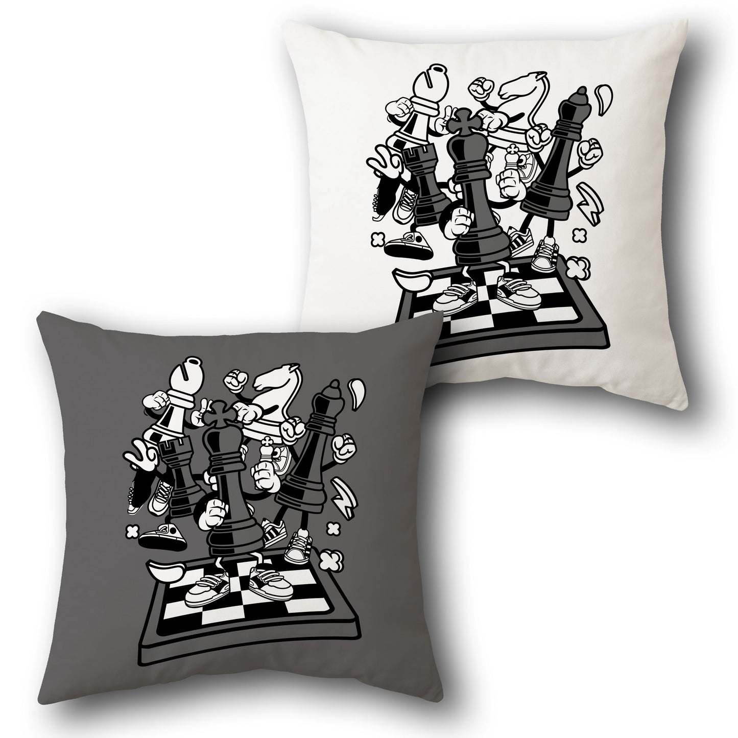 "Chess Squad Cushion (Front & Back)"