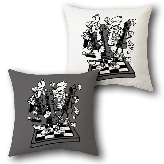 "Chess Squad Cushion (Front & Back)"
