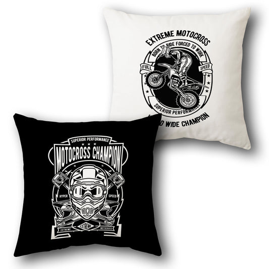 Extreme Motocross Champion Cushion (Front & Back Design)