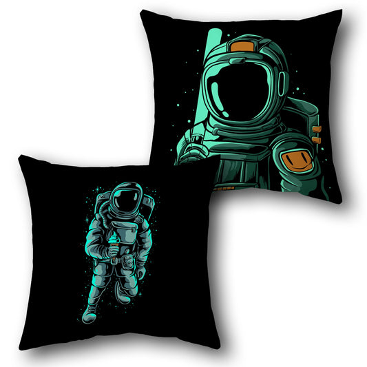 Cosmic Ice Cream Astronaut Cushion (Front & Back)
