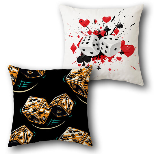 Lucky Dice Cushion (Front & Back)