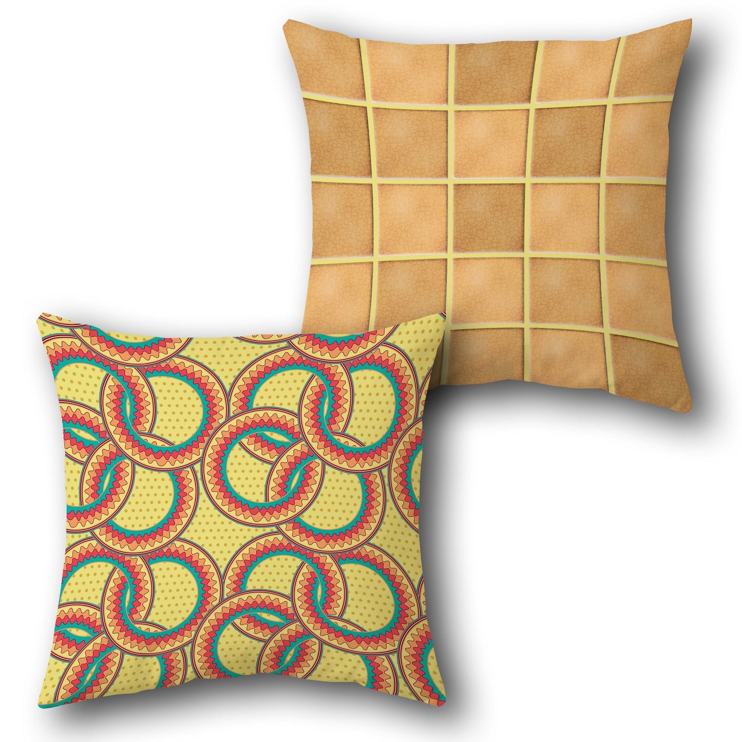 Waffle & Whimsy    Design Cushion Single (Front & Back)