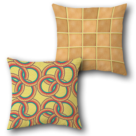Waffle & Whimsy    Design Cushion Single (Front & Back)