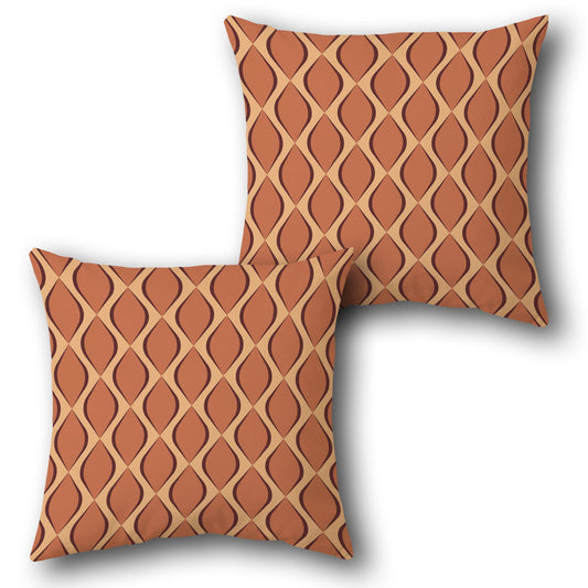 Retro Ember    Design Cushion Single (Front & Back)