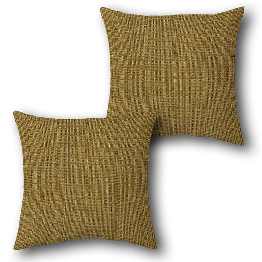 Golden Weave  Design Cushion Single (Front & Back)