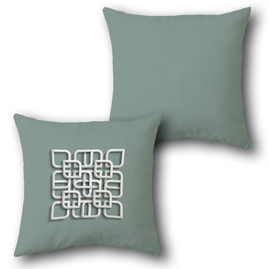 Elegant Knot Emboss    Design Cushion Single (Front & Back)