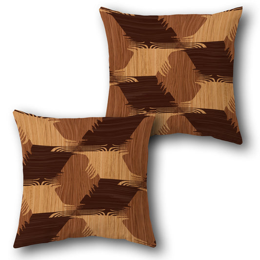 Rustic Woodgrain Texture    Design Cushion Single (Front & Back)