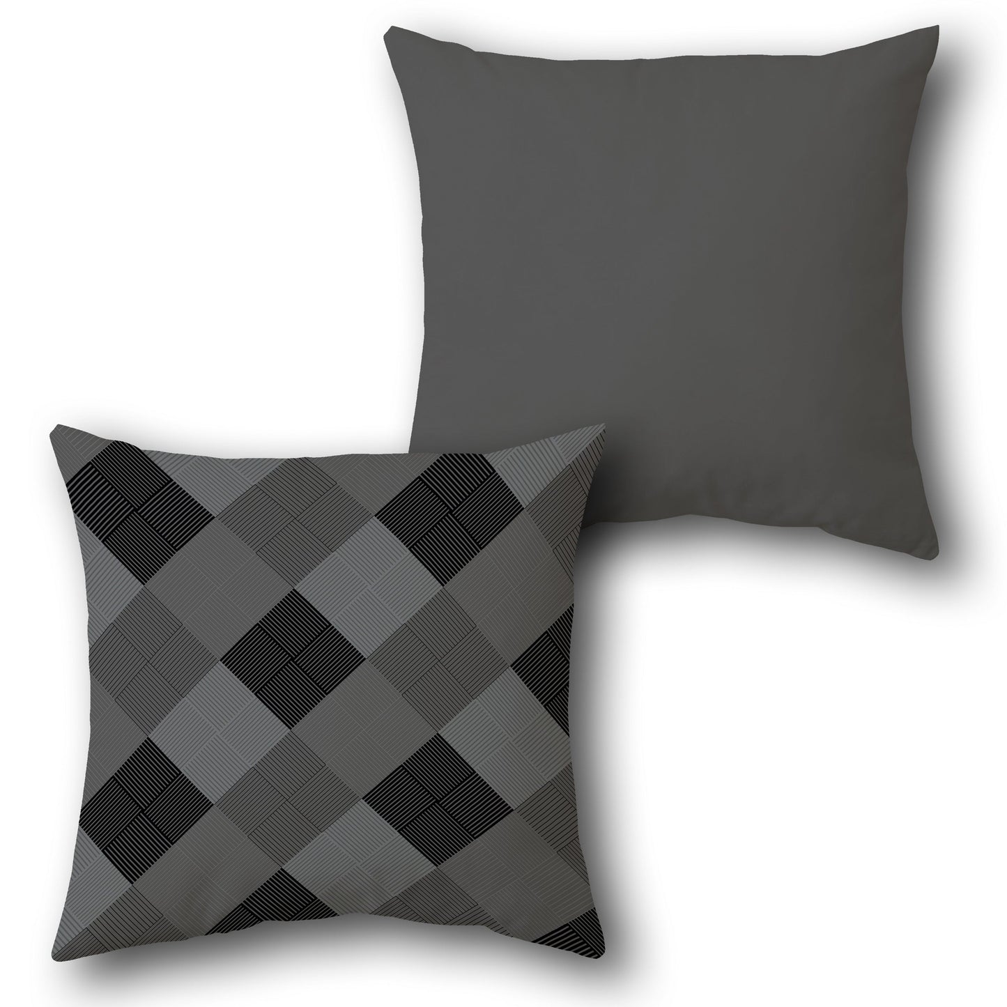 Urban Plaid    Design Cushion Single (Front & Back)