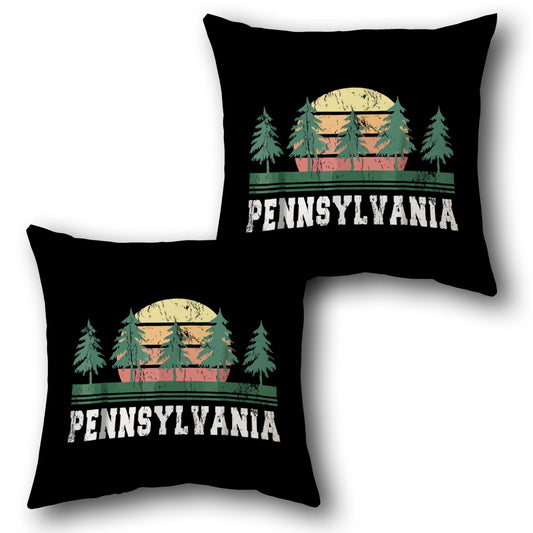 Pennsylvania Sun  Design Cushion Single (Front & Back)
