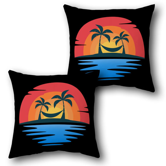 Tropical Sun Hammock  Design Cushion Single (Front & Back)