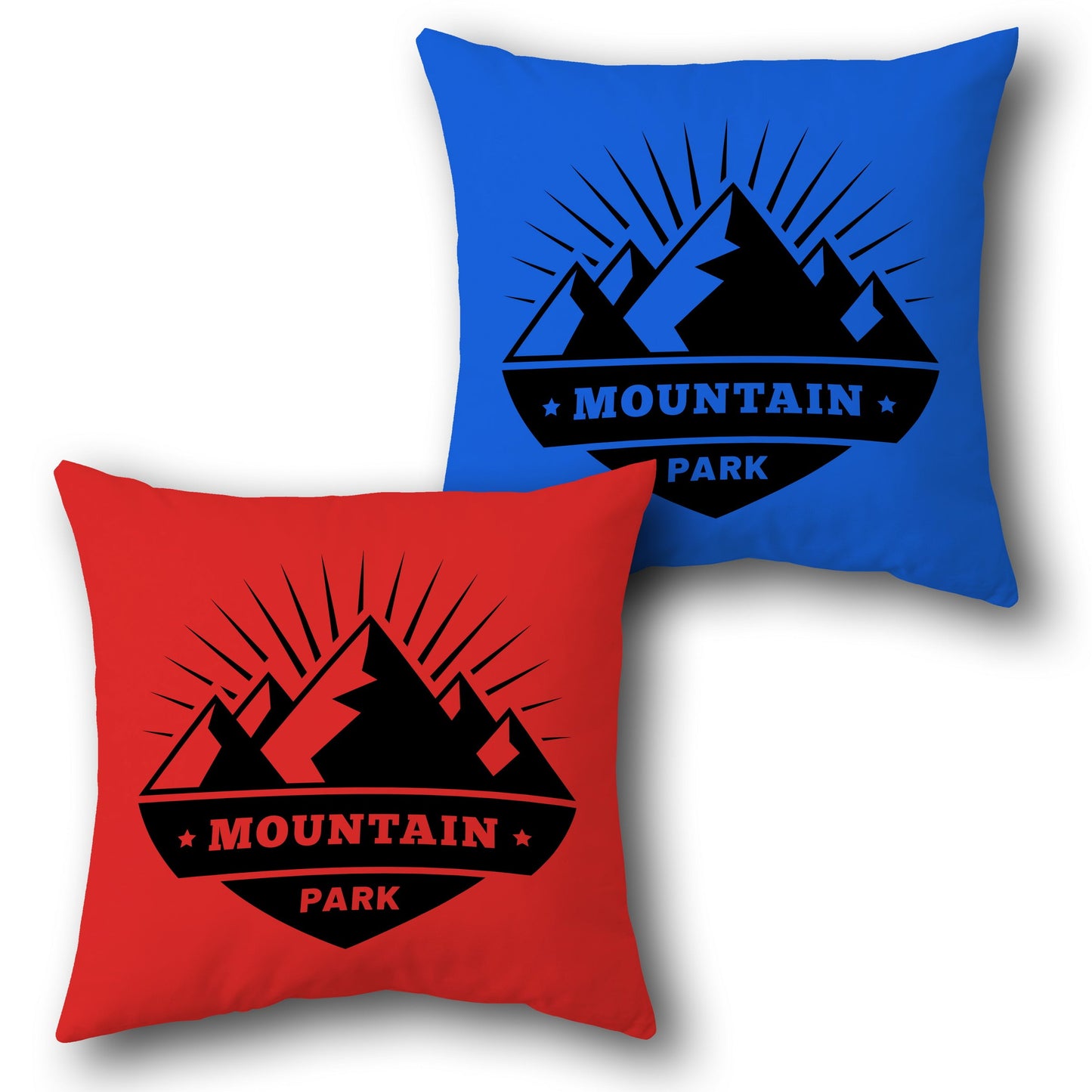 Mountain Park Adventure  Design Cushion Single (Front & Back)