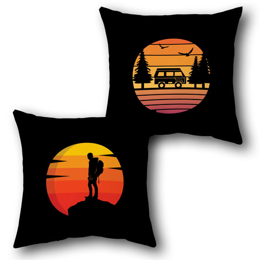 Adventure Sun    Design Cushion Single (Front & Back)