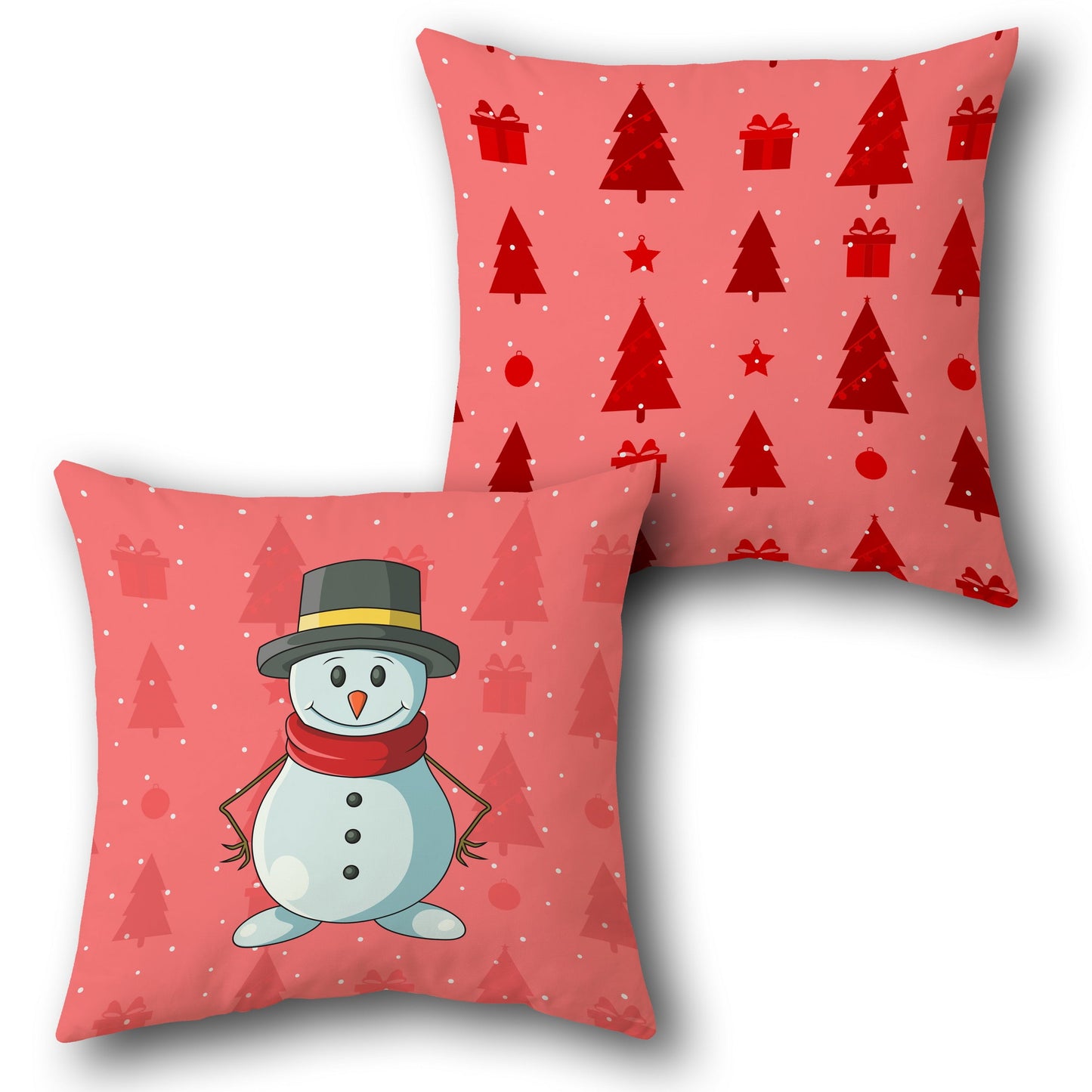 Santa Skater Throw  Design Cushion Single (Front & Back)