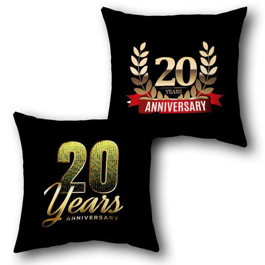20 Years Anniversary    Design Cushion Single (Front & Back)