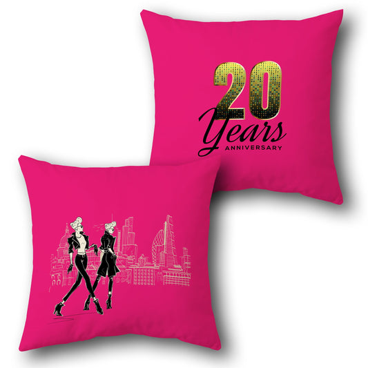 20th Anniversary Fashion Diva  Design Cushion Single (Front & Back)