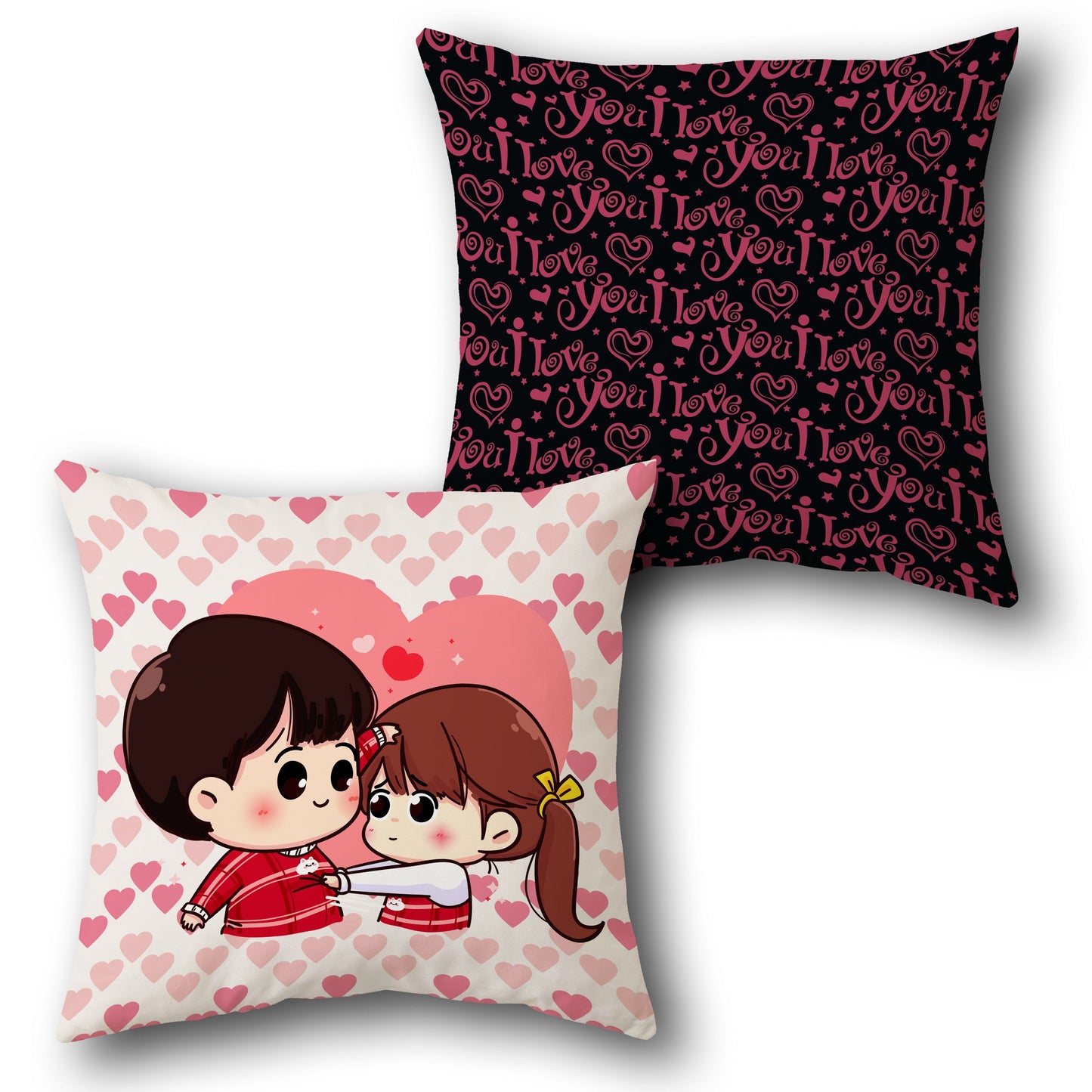 Sweet Love Couple    Design Cushion Single (Front & Back)