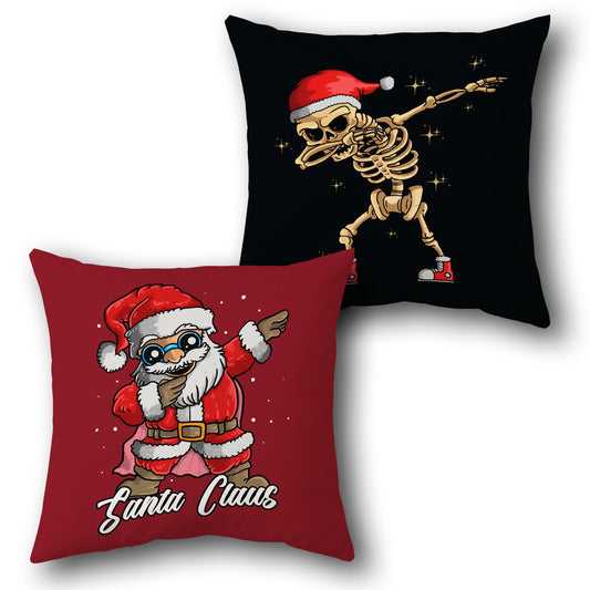 Santa Dab Vibes    Design Cushion Single (Front & Back)
