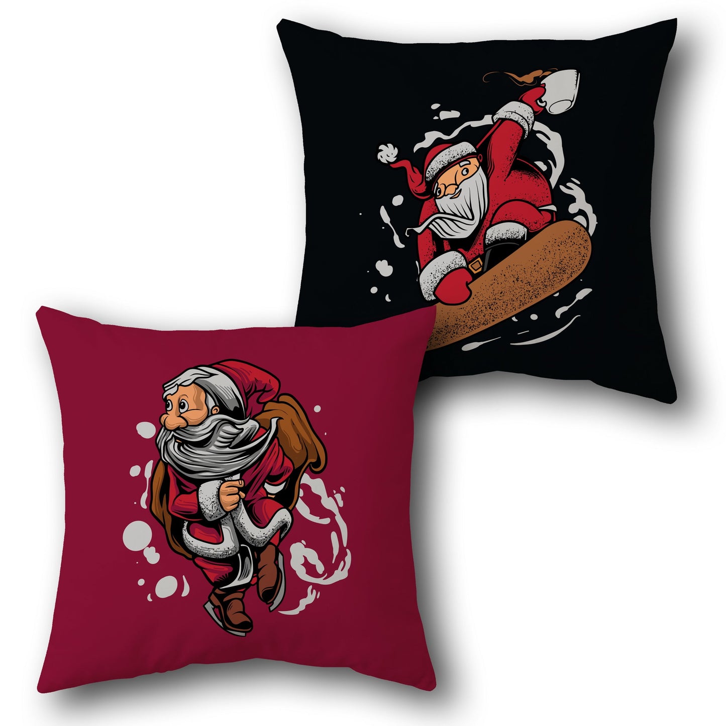 Extreme Santa Adventure    Design Cushion Single (Front & Back)