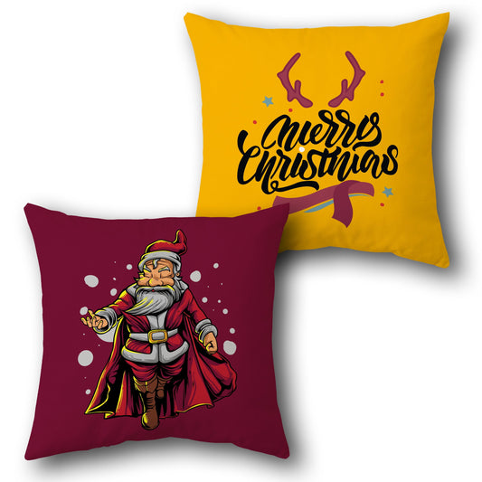 Santa Magic & Cheer Christmas    Design Cushion Single (Front & Back)