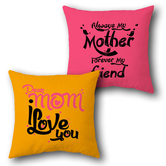 Mom Love & Friendship    Design Cushion Single (Front & Back)