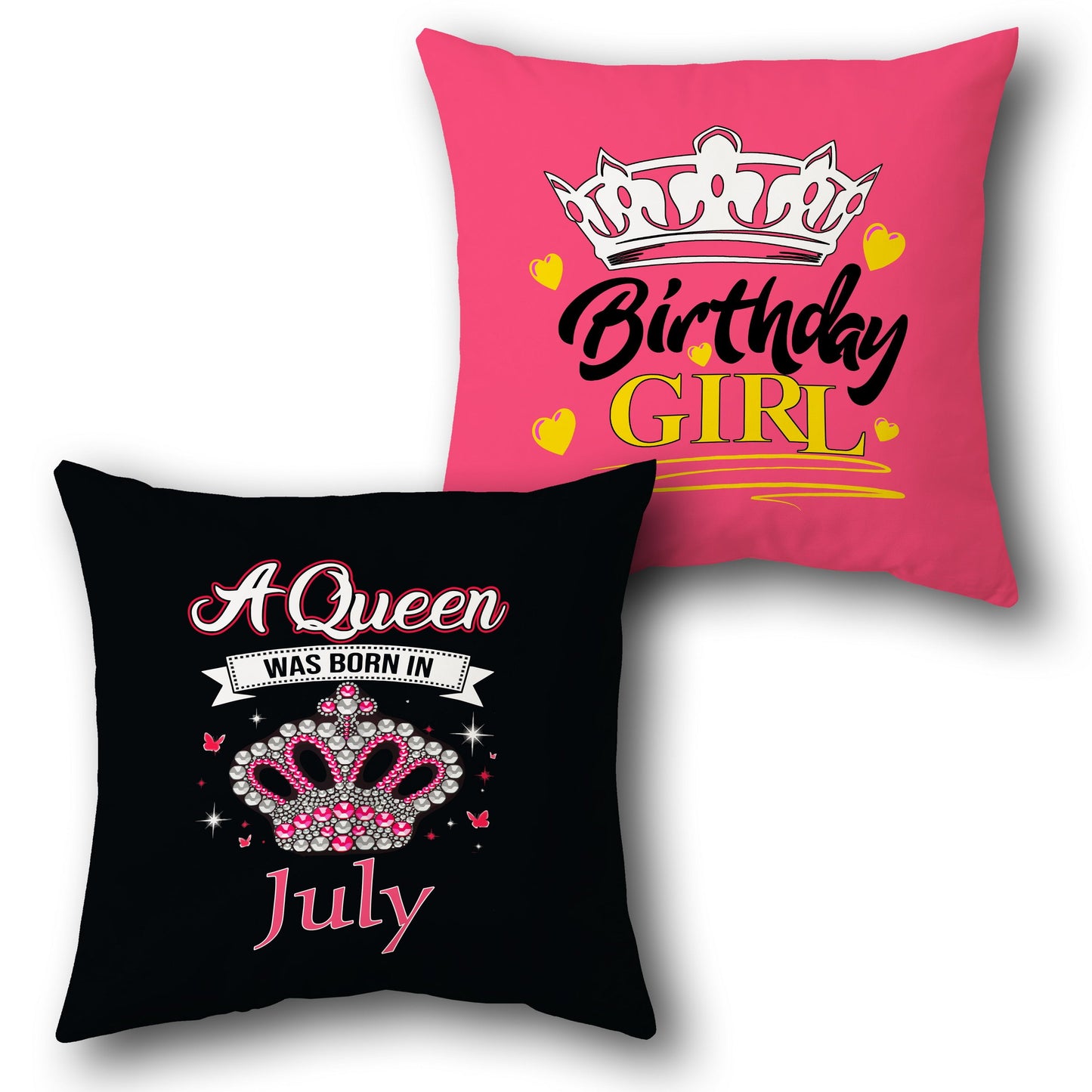 Birthday Queen    – July Edition Design Cushion Single (Front & Back)