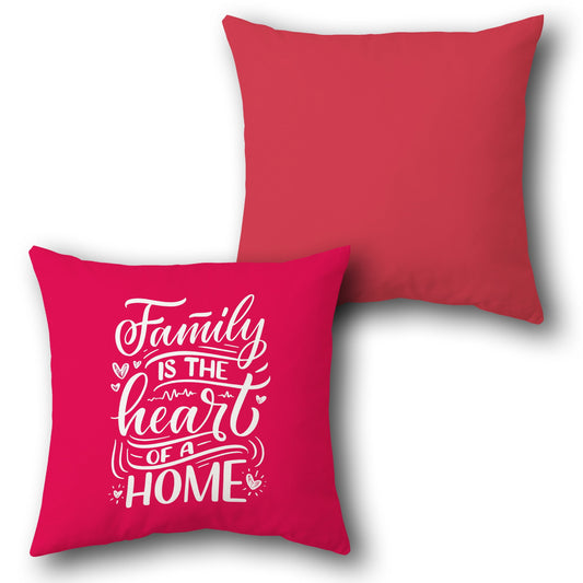 Family Quote    Design Cushion Single (Front & Back)