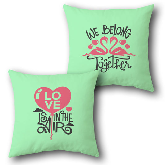 Love in the Air    Design Cushion Single (Front & Back)