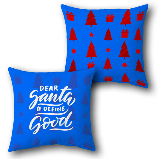 Dear Santa Christmas  Design Cushion Single (Front & Back)