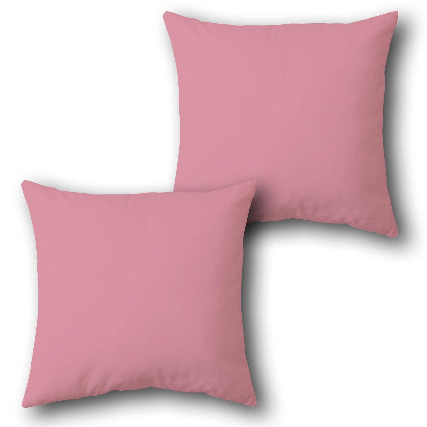 Plain Throw Cushion Single (Front & Back) - Pink