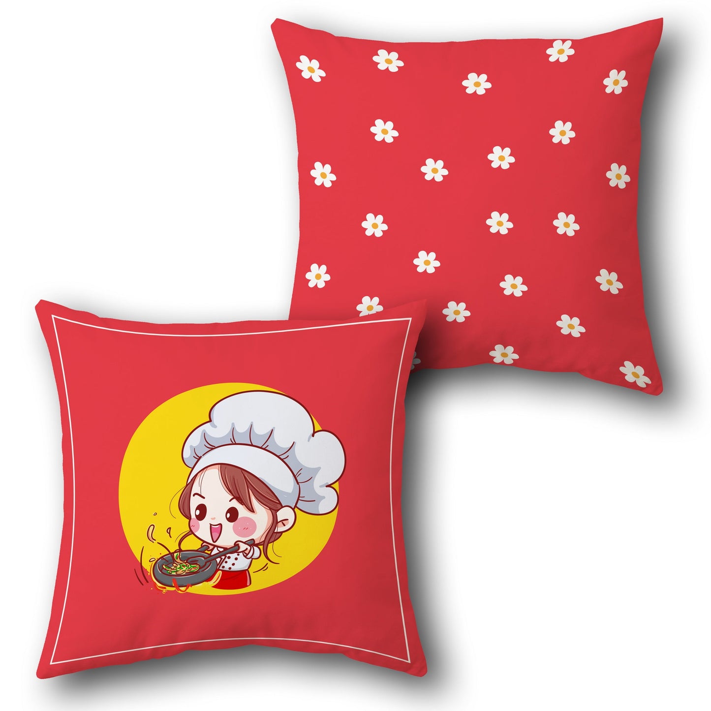 Little Chef   – Daisy & Delight Edition Design Cushion Single (Front & Back)