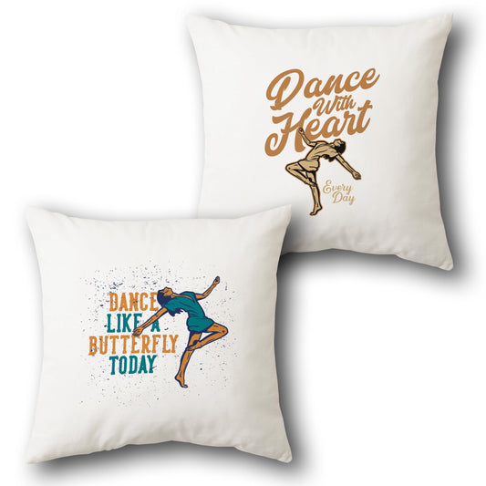  Inspirational Dance Throw   Design Cushion Single (Front & Back)