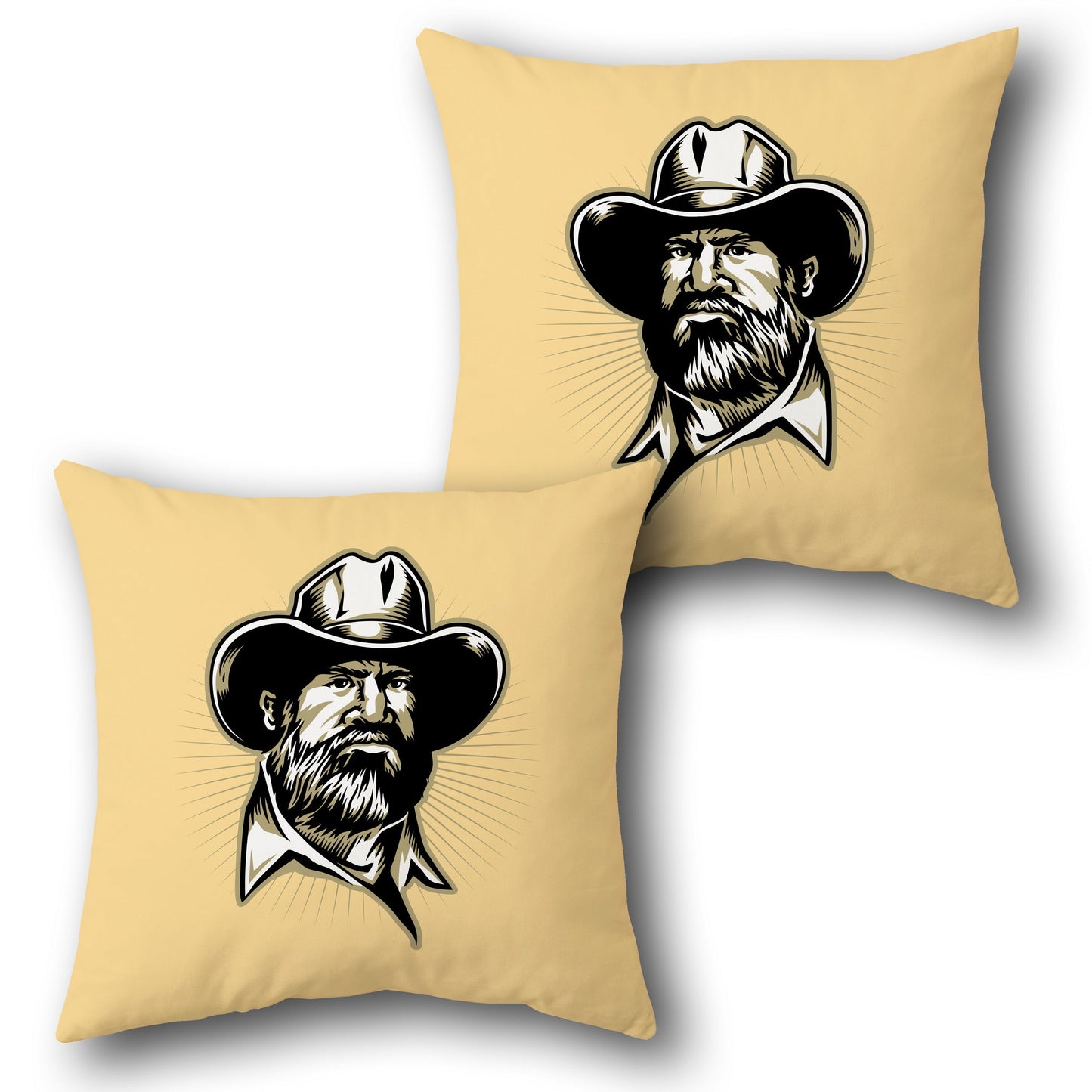 "Cowboy Heritage"   Design Cushion Single (Front & Back)