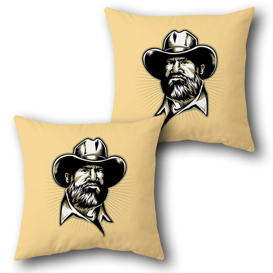 "Cowboy Heritage"   Design Cushion Single (Front & Back)