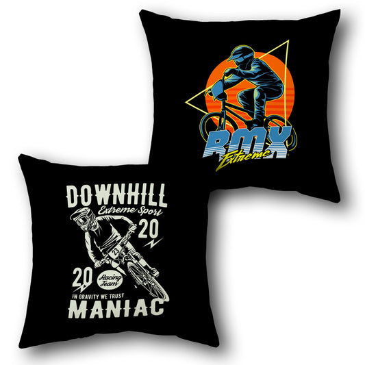 Extreme Biker    Design Cushion Single (Front & Back)